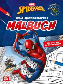 Cover von „MARVEL Spider-Man: Mein spinnenstarkes Malbuch“