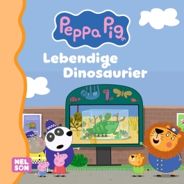 Cover von „Maxi-Mini Peppa 227: Lebendige Dinosaurier“