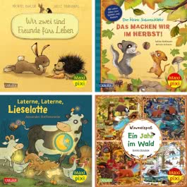 Cover von „Mein kuscheliger Bilderbuch-Herbst (4x1 Exemplar)“