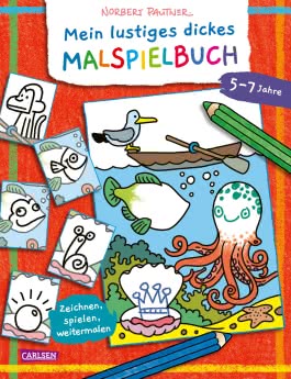 Cover von „Mein lustiges dickes Malspielbuch“