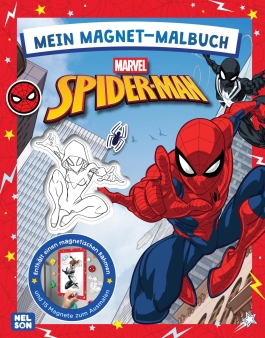 Cover von „Mein Magnet-Malbuch Spider-Man“