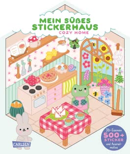 Cover von „Mein süßes Stickerhaus: Cozy Home“