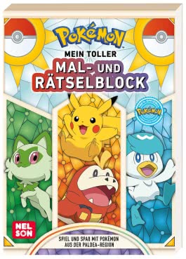 Pokémon Activity-Buch: Mein toller Mal- und Rätselblock 