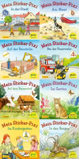 Pixi-8er-Set 199: Meine Sticker-Pixis (8x1 Exemplar)