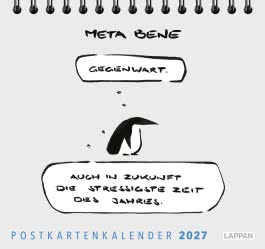 Cover von „meta bene Postkartenkalender 2027“