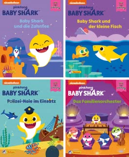 Nelson Mini-Bücher: Baby Shark - 1-4 (Einzel/WWS)