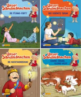 Nelson Mini-Bücher: Unser Sandmännchen: Gute-Nacht-Geschichten 5-8 (Einzel/WWS)