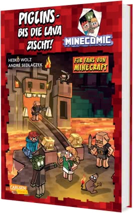 Cover von „Piglins – bis die Lava zischt! - Für Fans von Minecraft“