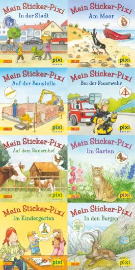 Pixi-8er-Set 199: Meine Sticker-Pixis (8x1 Exemplar)