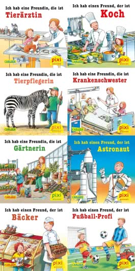 Pixi-8er-Set 242: Meine Lieblingsberufe  (8x1 Exemplar)