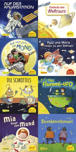 Pixi-8er-Set 274: Mit Pixi durchs Weltall (8x1 Exemplar)
