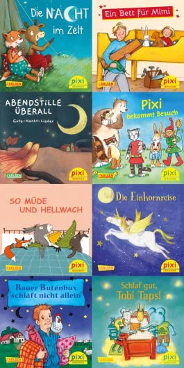 Pixi-Box 261: Pixi sagt Gute Nacht (8x8 Exemplare)