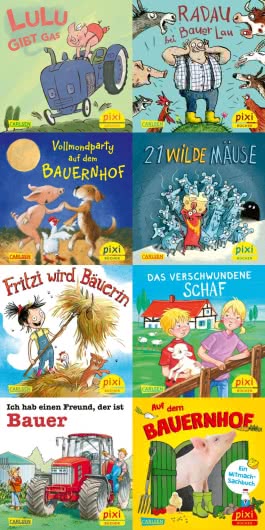 Pixi-8er-Set 253: Pixis Abenteuer auf dem Bauernhof (8x1 Exemplar)