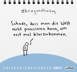 Cover von „Postkartenkalender 2027“