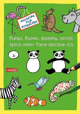 Punkt, Punkt, Komma Strich: Noch mehr Tiere zeichne ich