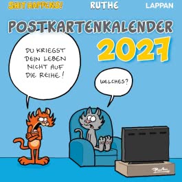 Cover von „Shit happens! Postkartenkalender 2027“