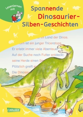 Cover von „Spannende Dinosaurier-Silben-Geschichten“