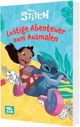 Cover von „Stitch: Lustige Abenteuer zum Ausmalen“