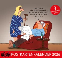 Uli Stein Postkartenkalender 2026