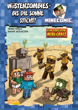 Cover von „Wüstenzombies – bis die Sonne sticht! Für Fans von Minecraft“