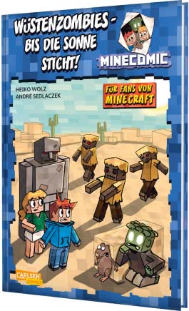Cover von „Wüstenzombies – bis die Sonne sticht! Für Fans von Minecraft“