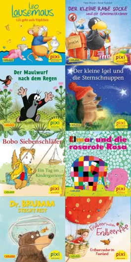 Pixi-8er-Set 254: Die beliebtesten Bilderbuch-Helden bei Pixi (8x1 Exemplar)