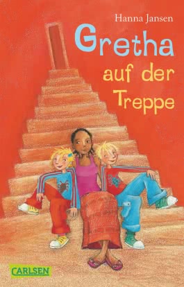 Gretha auf der Treppe