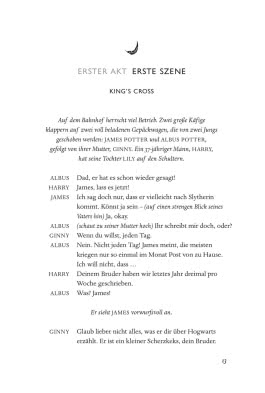 Harry Potter und das verwunschene Kind. Teil eins und zwei (Deutsche Bühnenfassung) (Harry Potter)