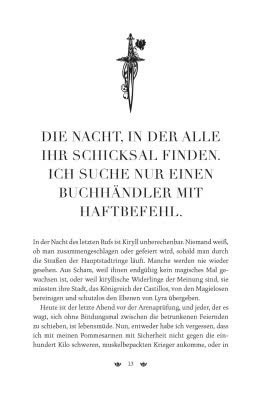 Innenansicht von „A Vow of Light and War“