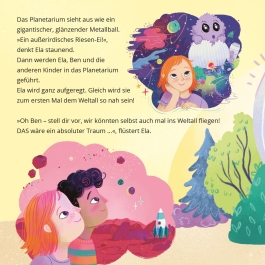 Innenansicht von „Als Ela das All eroberte“