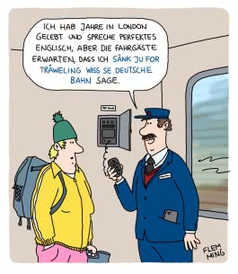 Innenansicht von „Aus der Bahn!“