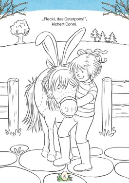 Conni Gelbe Reihe (Beschäftigungsbuch): Ausmalspaß für die Oster- und Frühlingszeit