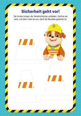 Rubble & Crew: Bautastisches Malen und Rätseln