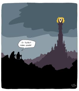 Cartoons aus Mittelerde. Von Elben, Orks und faulen Zaubern