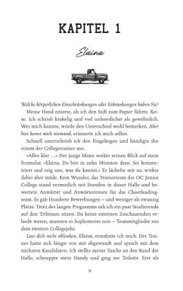 Innenansicht von „Cheer to the Top“