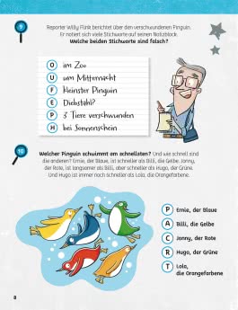 Innenansicht von „Das dicke Detektiv-Rätselbuch“