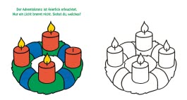 Das dicke Kindergarten-Malbuch Weihnachten  