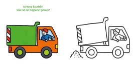 Das dicke Kindergarten-Malbuch: Fahrzeuge