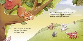 Innenansicht von „Das kleine Muthörnchen spielt mit“