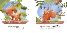 Innenansicht von „Das kleine Muthörnchen spielt mit“