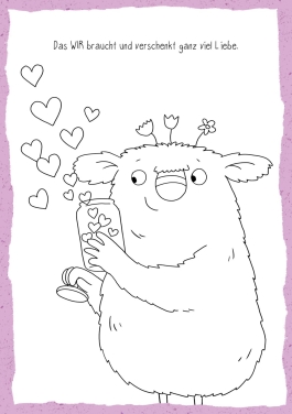 Innenansicht von „Das kleine WIR: Malblock “