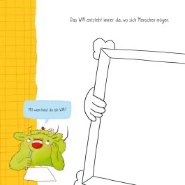 Das kleine WIR: Mein großes Malbuch