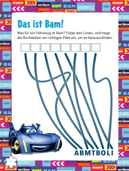 DC Batwheels: Mal- und Rätselabenteuer
