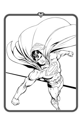DC Superman: Superstarker Malblock