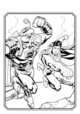 DC Superman: Superstarker Malblock