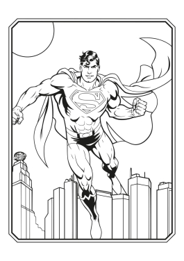 DC Superman: Superstarker Malblock