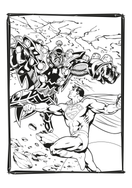 DC Superman: Superstarker Malblock