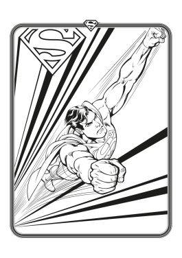 DC Superman: Superstarker Malblock