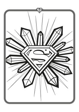 DC Superman: Superstarker Malblock