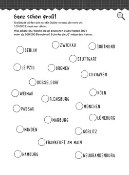 Innenansicht von „Dein genialer Rätselblock “